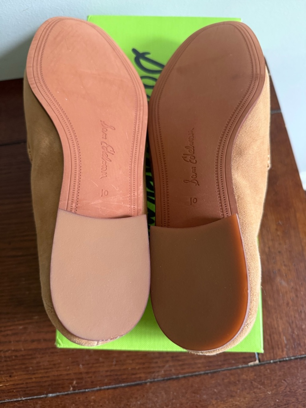 Sam Edelman Tan Suede Horsebit Loafers - Picture 8 of 8
